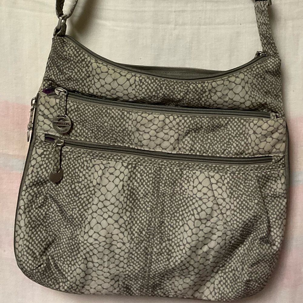 Travelon crossbody purse snake skin
